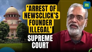 NewsClick Founder Prabir Purkayastha's Arrest Illegal Says SC, Orders Release In UAPA Case