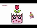 How to draw a Cute Flower Pot