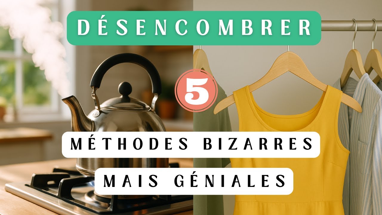 5 méthodes bizarres, mais géniales pour désencombrer