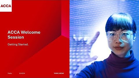 ACCA Welcome Session