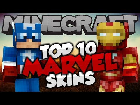 Top 10 Minecraft MARVEL SKINS! - Best Minecraft Skins
