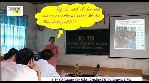 Các phương pháp dạy học hóa học thcs