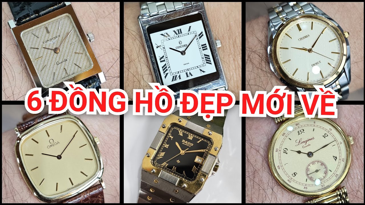 6 Đồng hồ vintage rất đẹp mới về