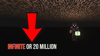 How Deep is The Void in Minecraft, Infinite or 20-million blocks ? (Mystery)