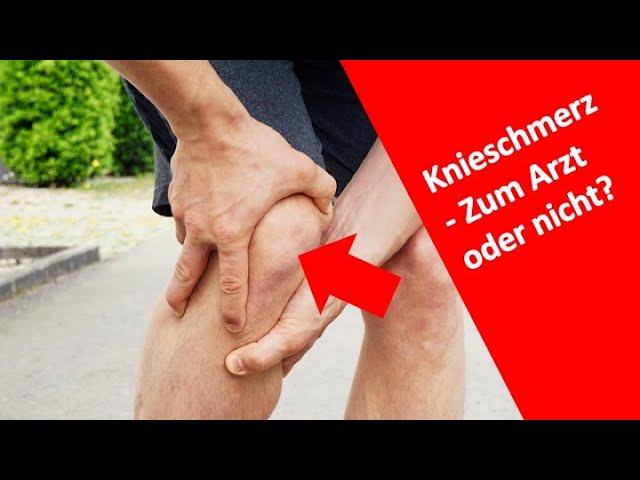 Knieschmerzen - Zum Arzt oder nicht?