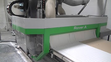 Biesse CNC cutting solid surface material