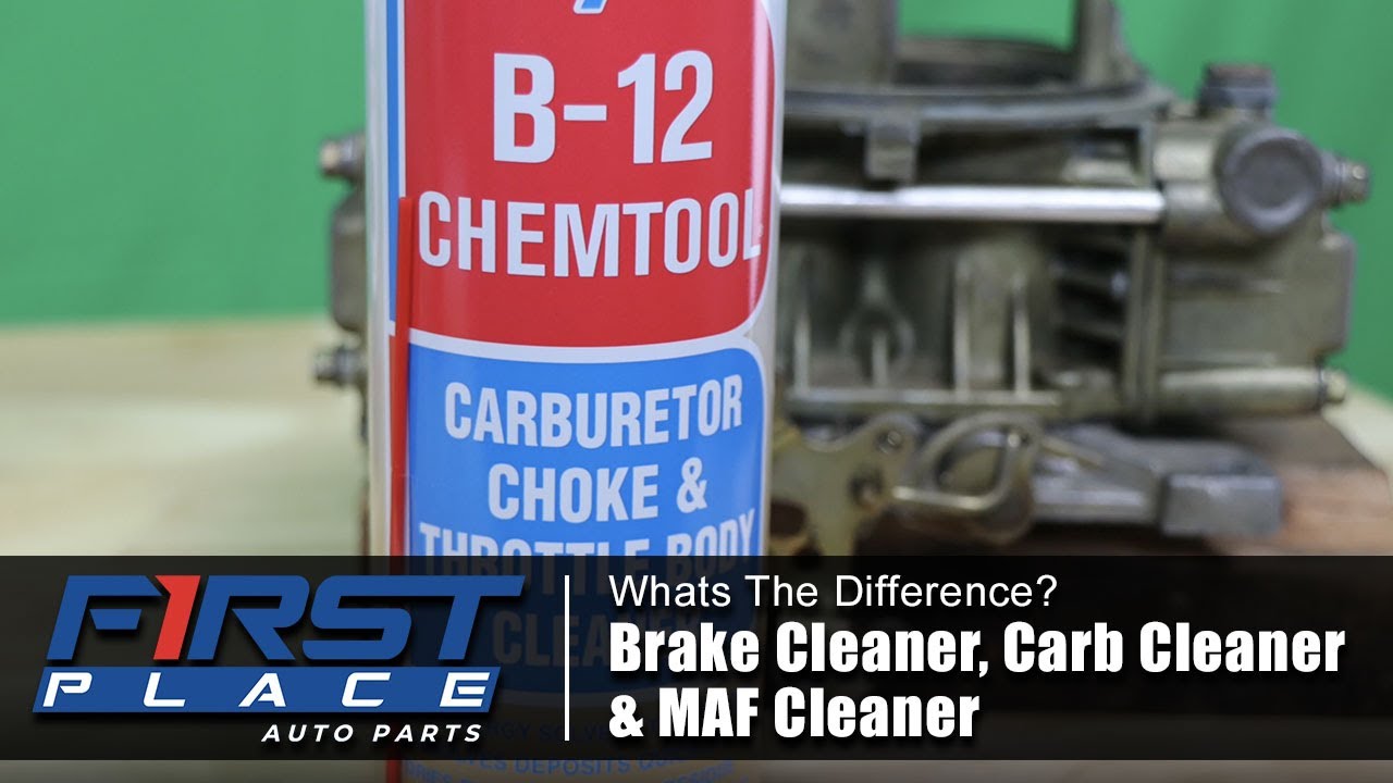 Brake Cleaner and Carburetor Cleaner: What's the Difference?