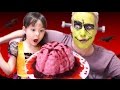 ハロウィン 魔女になって脳みそゼリーを作ってみたよ!MayuChannel