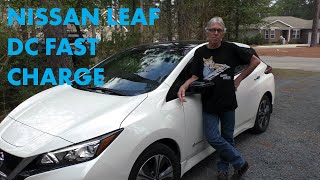 Nissan Leaf SL Plus First DC Fast Charge