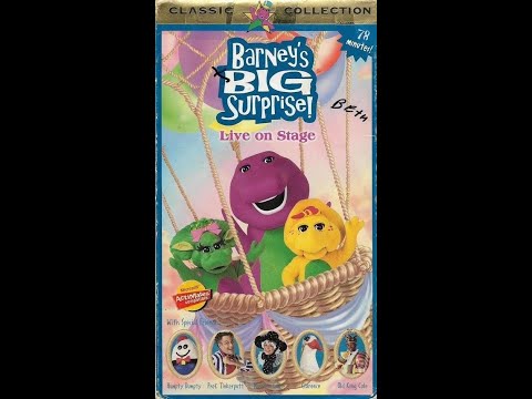 Opening & Closing To Barney's Big Surprise 1998 VHS