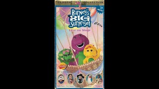 Opening & Closing To Barney's Big Surprise 1998 VHS