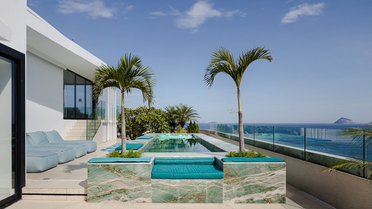 Rio001 - Cobertura de luxo com piscina privada em Copacabana