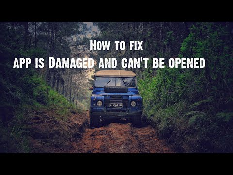 Fix App is damaged and can't be opened error on Mac