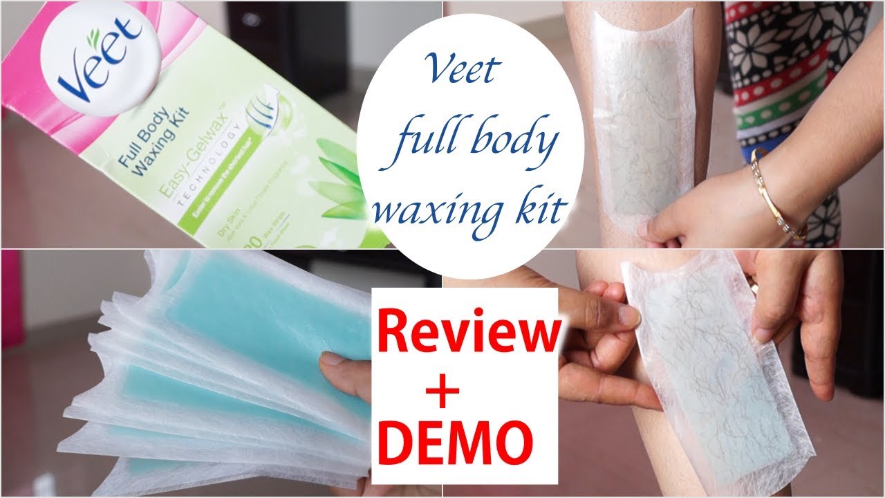 देखिये कैसे इस्तेमाल करे Veet waxing strips full review + demo+ price -  YouTube