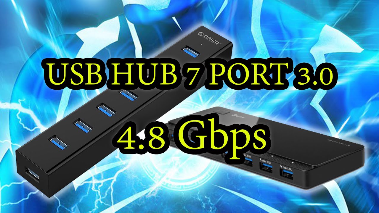 ขุด HDD EP3 - d'link vs orico usb hub ความเร็วระดับ 4.8 Gbps (usb 3.0) ทั้ง 7 port