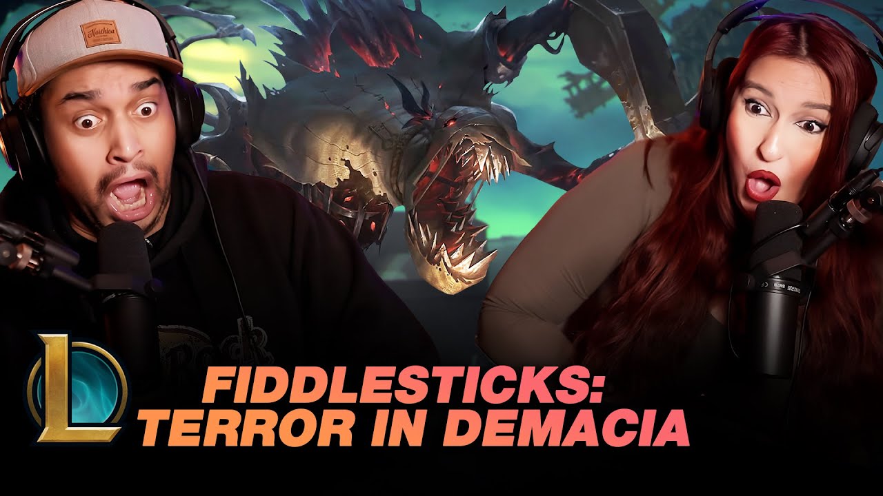 REACTING to FIDDLESTICKS: Terror in Demacia - League of Legends - THIS IS CREEPY AF!