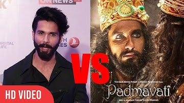 Ranveer Vs Shahid | Shahid kapoor Reaction on Ranveer Singh And His Character In Padmavati