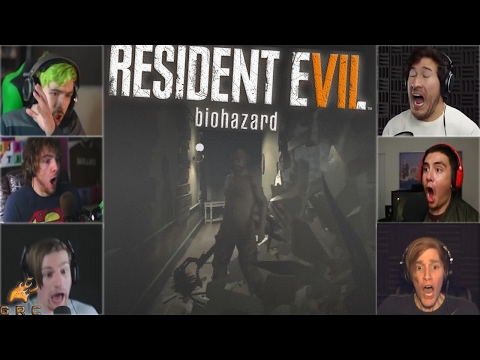 Gamers Reactions to the Jack Baker Breaking the Wall (Jumpscare) | Resident Evil 7: Biohazard