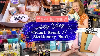 ARTY VLOG! Sydney Adventure // Cricut Event // Stationery Haul