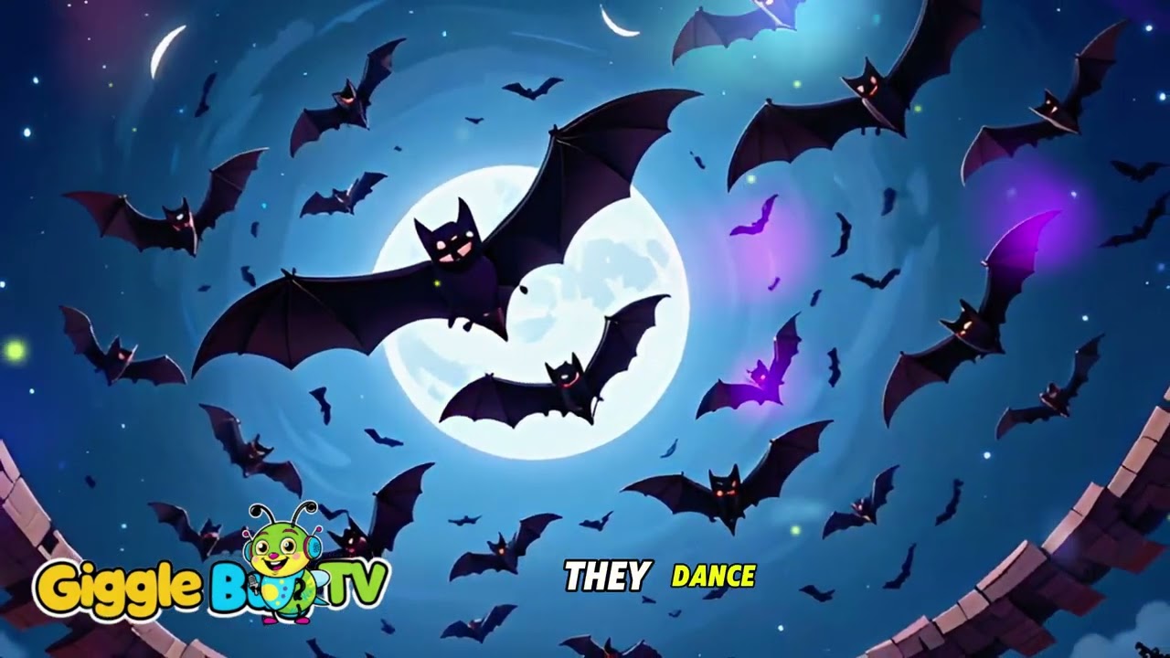Bat's Midnight Flight | GiggleBugTV Nursery Rhymes & Kids Songs