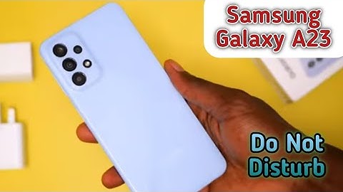 How To Enable Do Not Disturb Setting In Samsung Galaxy A23,Dnd Setting Kaise Enable Kare