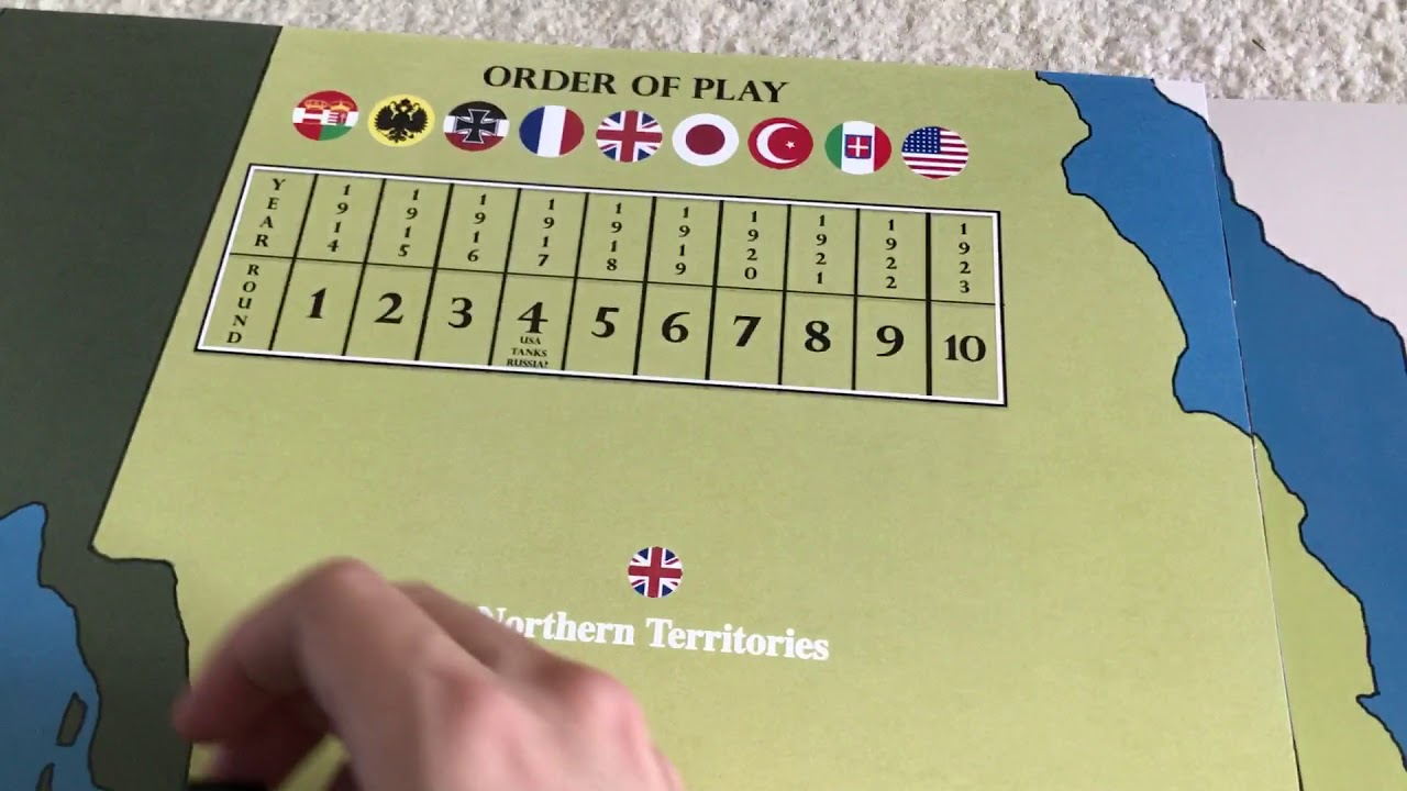 Axis and Allies Global 1914 Part 8 Map update YouTube