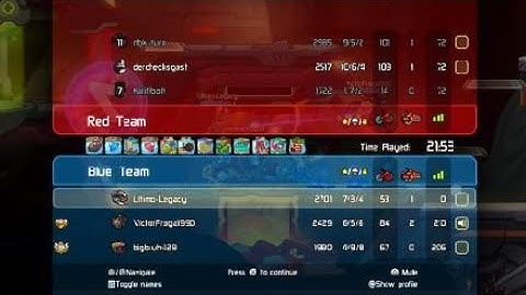 Late Join ComeBack Win (Awesomenauts Assemble! PS4)