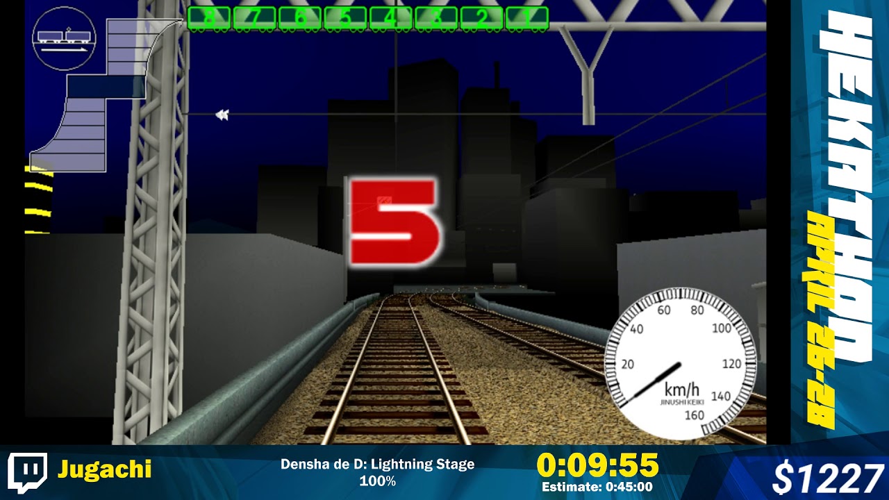 HEK19 - Densha de D: Lightning Stage 100% by Jugachi - YouTube