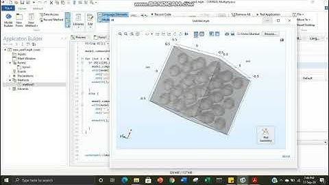 Nano Composite Geometry Using COMSOL Multi physics