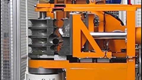 Transfluid DB 2090 CNC  four stack mandrel bending machine by Advancedfab