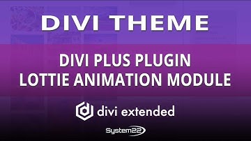 Divi Theme Divi Plus Plugin Lottie Animation Module 👍