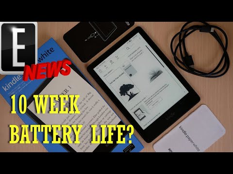 Video: Hoe lang gaat een Kindle mee?
