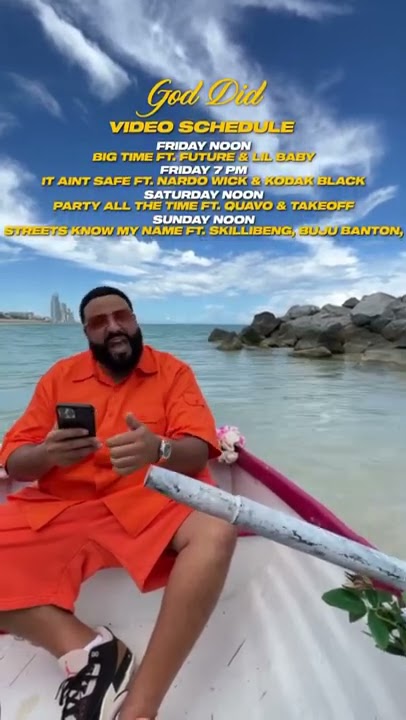 GOD DID VIDEO SCHEDULE