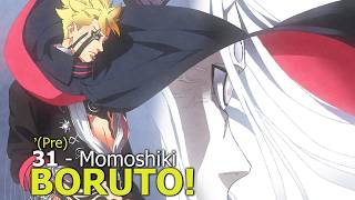 BORUTO MELIHAT MASA DEPAN MOMOSHIKI DENGAN KEKUATAN MATA DEWA OTSUTSUKI