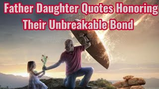 Best Father Daughter Emotional Relationship Quotes And Sayings In English