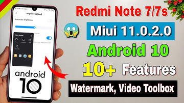 Redmi note 7 & 7s Miui 11.0.2.0 Android 10 new update | Redmi note 7s android 10 features