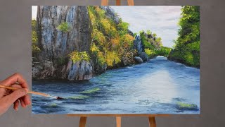 How to paint Palawan island, painting tutorial by CMM Art 236 views 1 year ago 38 minutes