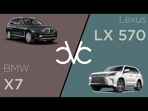 Lexus LX 570 2021 vs BMW X7 2021