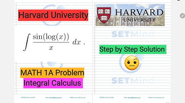 Harvard University MATH 1A Integration problem made easy by SETMind