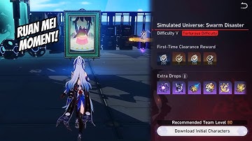 Ruan Mei Moment Jingliu vs Swarm Disaster 5 | Honkai Star Rail