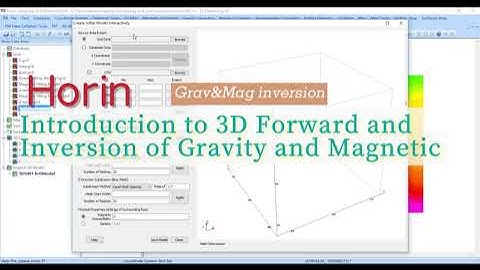 3D Gravity & Magnetic Inversion Introduction | Horin Geophysical Software