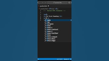 Nested HTML Elements | #html #coding #code #webdevelopment #htmlcode #html5