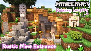 Mine Entrance and Storage Room | Relaxing Minecraft Longplay (no commentary)