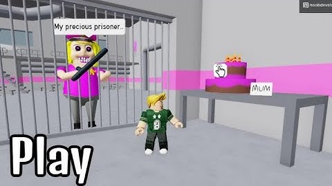 POLICE GIRL PRISON RUN! Obby! roblox! Gameplay Walkthrough No Death 4K