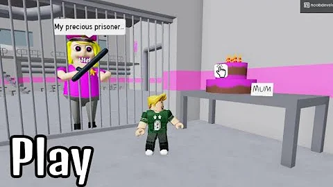 POLICE GIRL PRISON RUN! Obby! roblox! Gameplay Walkthrough No Death 4K