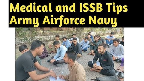 Medical and ISSB Tips Army Airforce Navy By Sir waqar Waheed