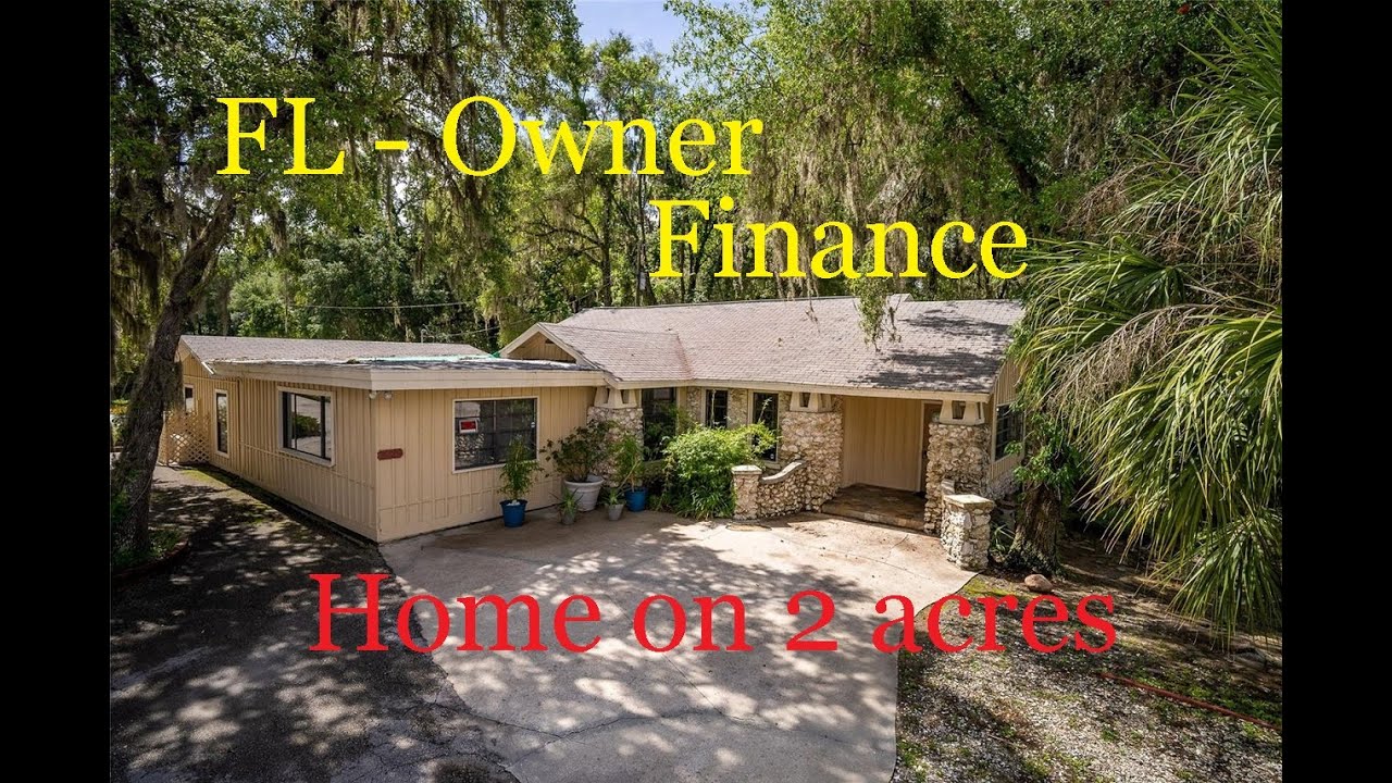 FLORIDA OWNER FINANCE UNIQUE PROPERTY ON 2 ACRES with multiple