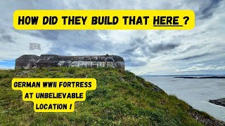 German WWII fortress at UNBELIEVABLE location. HOW did they build that ?