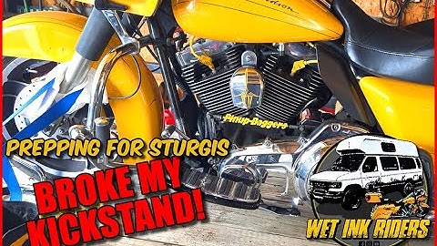 Prepping for Sturgis: I Broke My Kickstand on my Harley, Easy Fix: Change Spring on Harley Davidson