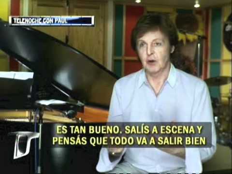 Paul McCartney - Interview / Tv Argentina [Parte 1] "Uno necesita hacer lo que ama"